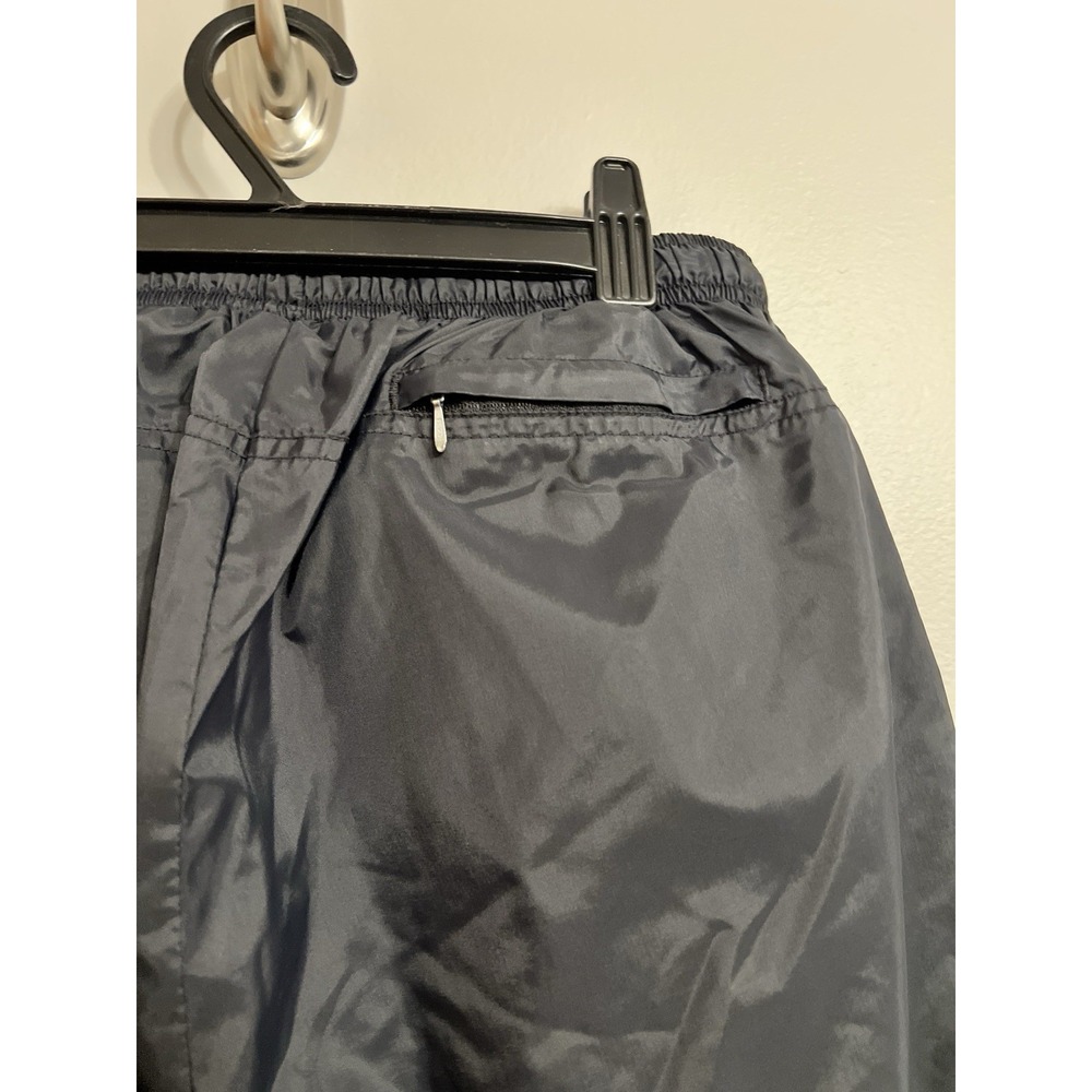 Vintage Nike Track Pants Men XL Black Windbreaker 90s Athletic Joggers Lined - Picture 7 of 9